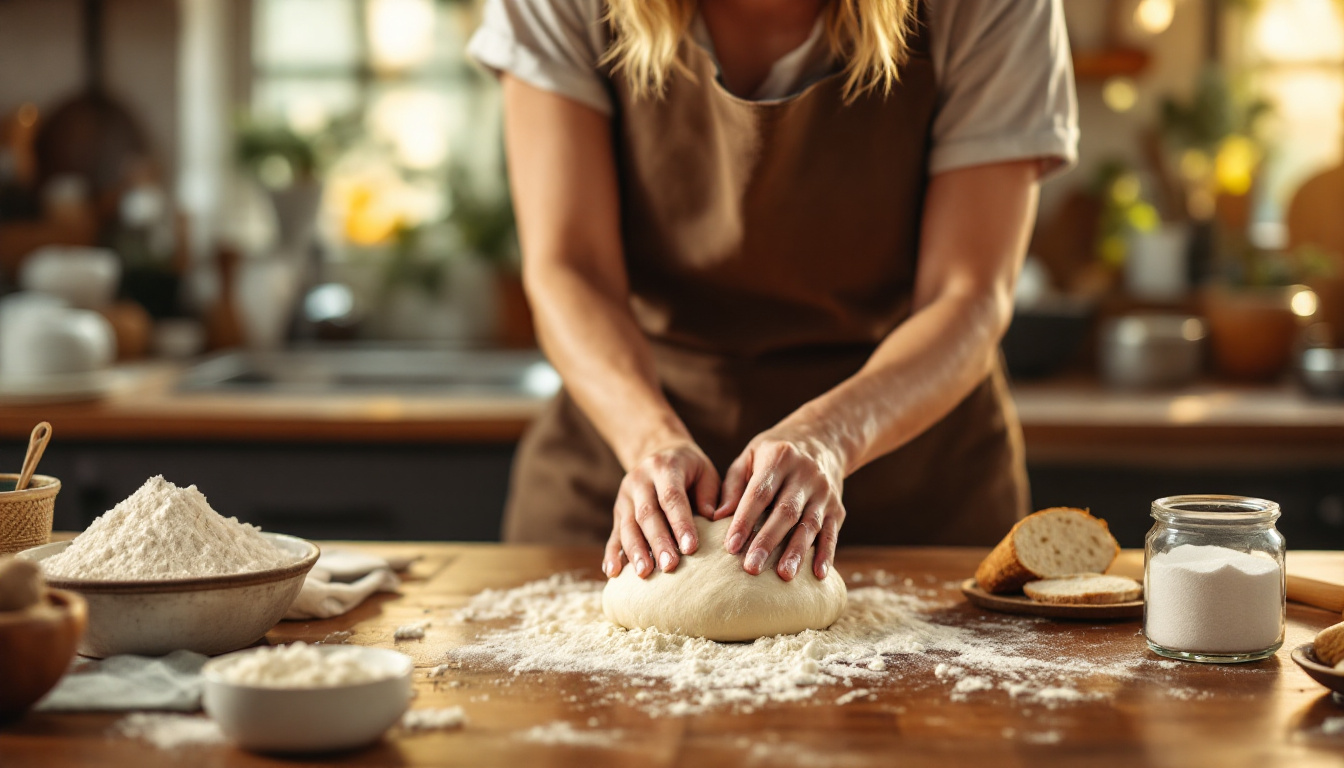 découvrez les secrets pour réussir un pain bio fait maison avec du levain naturel. suivez nos étapes simples et nos conseils pratiques pour obtenir une croûte dorée et une mie aérée, tout en utilisant des ingrédients sains et biologiques. devenez un expert du pain artisanal et savourez le délice d'un pain fraîchement cuit.