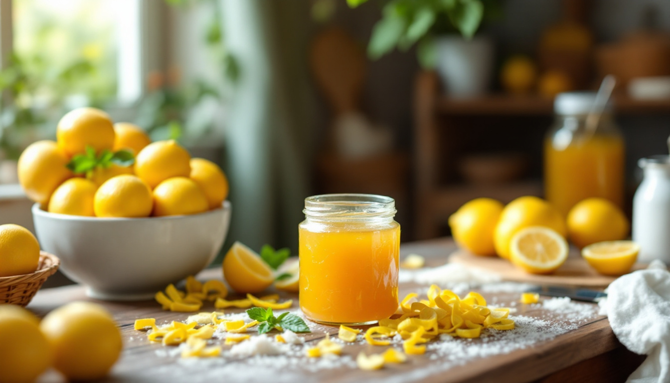 découvrez comment réaliser une délicieuse confiture de citrons bio sans sucre raffiné. suivez nos conseils faciles pour préserver le goût authentique des citrons tout en optant pour des alternatives saines. parfaite pour vos tartines ou en accompagnement de desserts, cette recette vous permettra de savourer une confiture maison pleine de fraîcheur et de bienfaits.