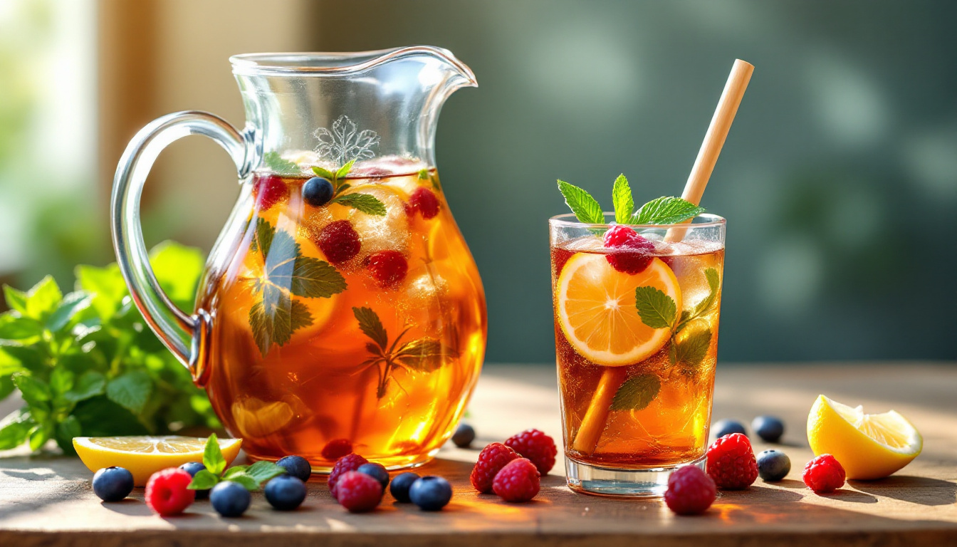 découvrez notre recette rafraîchissante de thé glacé bio sans sucre ajouté. profitez d'une boisson délicieuse et saine, idéale pour vous hydrater tout en savourant des saveurs naturelles. parfaite pour vos journées d'été!