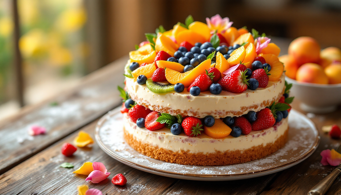 découvrez notre cake bio moelleux aux fruits de saison, une délicieuse pâtisserie alliant la douceur des fruits frais et la texture fondante d'un gâteau fait maison. parfait pour un goûter sain et gourmand !