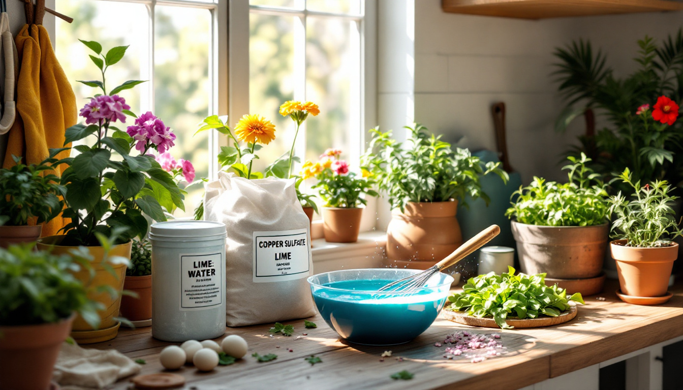 découvrez notre recette de bouillie bordelaise bio, un traitement naturel et efficace pour protéger vos plantes des maladies. facile à réaliser, elle garantit un jardin sain tout en respectant l'environnement.