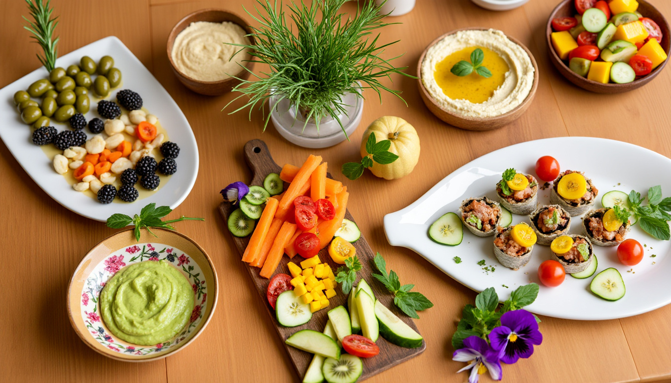 découvrez des idées délicieuses et créatives pour un apéro 100 % vegan qui ravira vos invités ! des recettes faciles et savoureuses pour impressionner sans compromis. soyez le maître de l'apéritif avec nos conseils et astuces innovants.