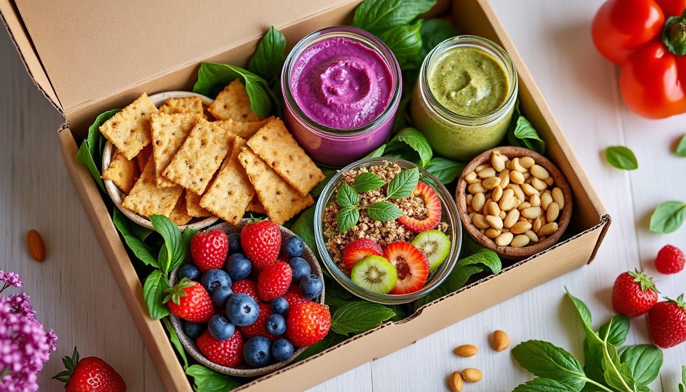 découvrez notre comparatif des meilleures box mensuelles vegan, spécialement sélectionnées pour vous faire apprécier des saveurs authentiques et éthiques. trouvez la box food qui correspond à vos envies et régalez-vous chaque mois avec des produits 100% végétaux.