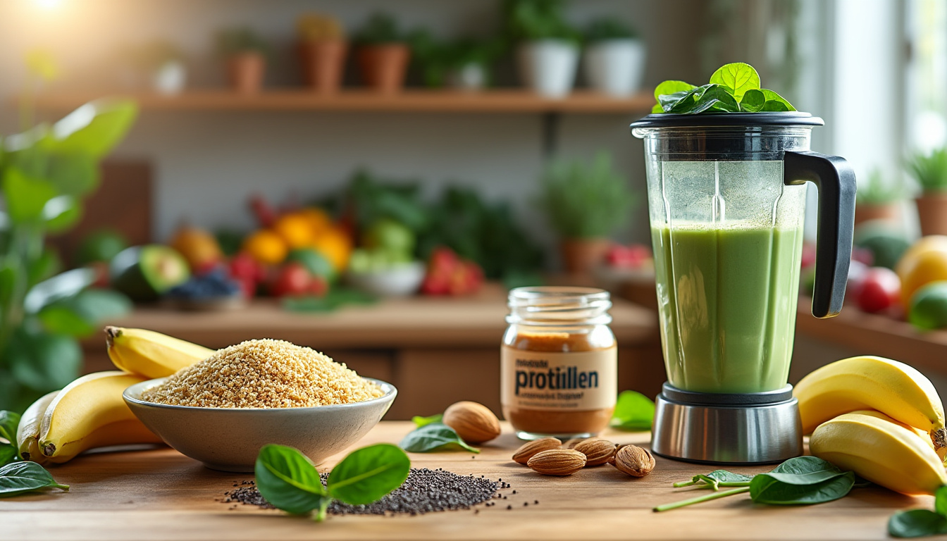 découvrez tout ce qu'il faut savoir sur les gainers vegan pour une prise de masse efficace. apprenez à optimiser votre nutrition végétale pour favoriser la croissance musculaire et améliorer vos performances sportives. idéal pour les athlètes et les amateurs de fitness souhaitant augmenter leur masse musculaire de manière saine.