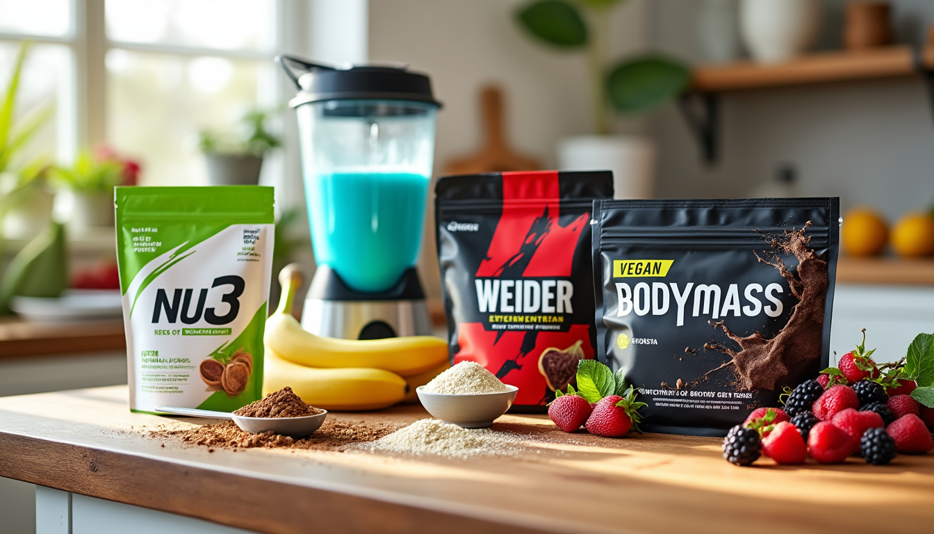 découvrez notre guide sur les poudres de protéine vegan, avec des analyses des marques populaires comme nu3, weider et bodymass. trouvez celle qui convient le mieux à vos besoins nutritionnels et améliorez vos performances sportives tout en respectant vos choix alimentaires.