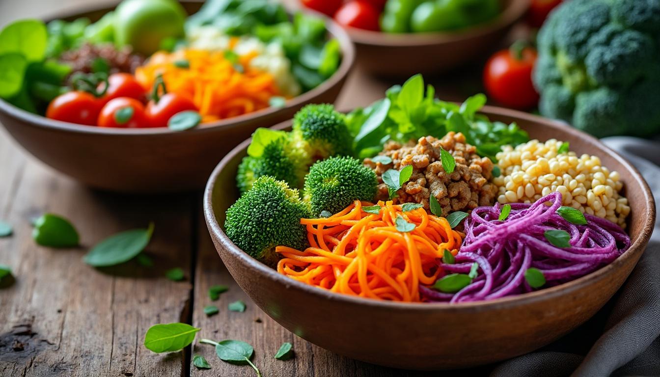 découvrez des recettes véganes savoureuses et riches en protéines naturelles pour une alimentation saine et équilibrée.